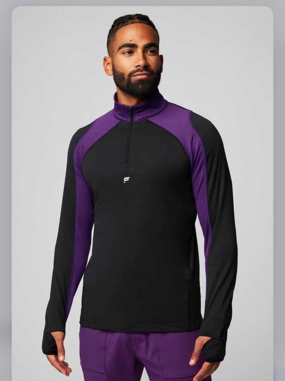 Men's Fabletics The Apex Quarter Zip Pullover Sweatshirt XXL
